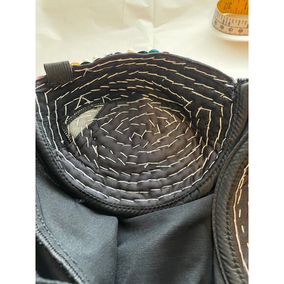 Dare To Wear black embellished corset dress beaded mini padded underwire 36 B/C - Picture 5 of 8